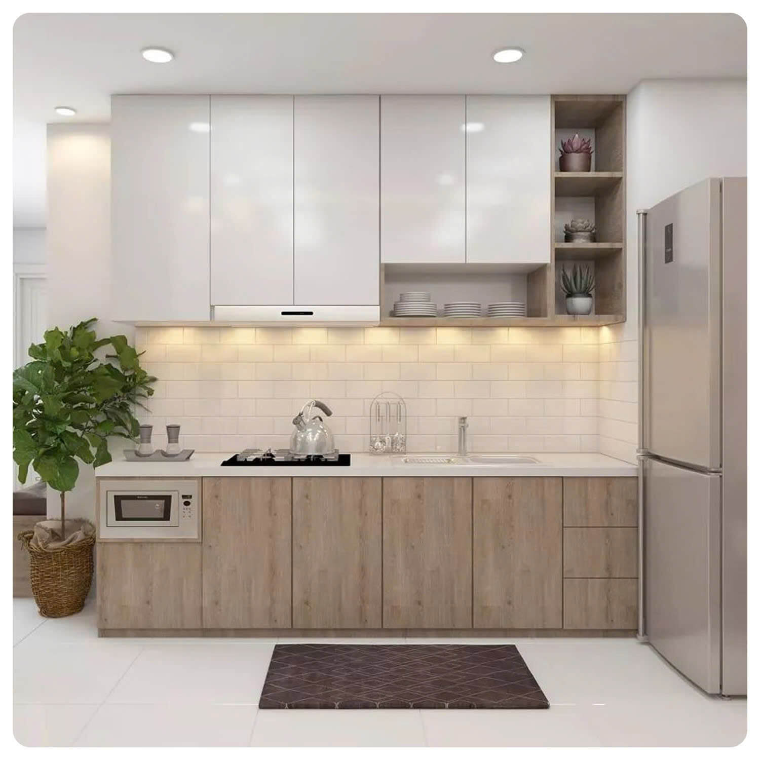 tủ bếp nhựa